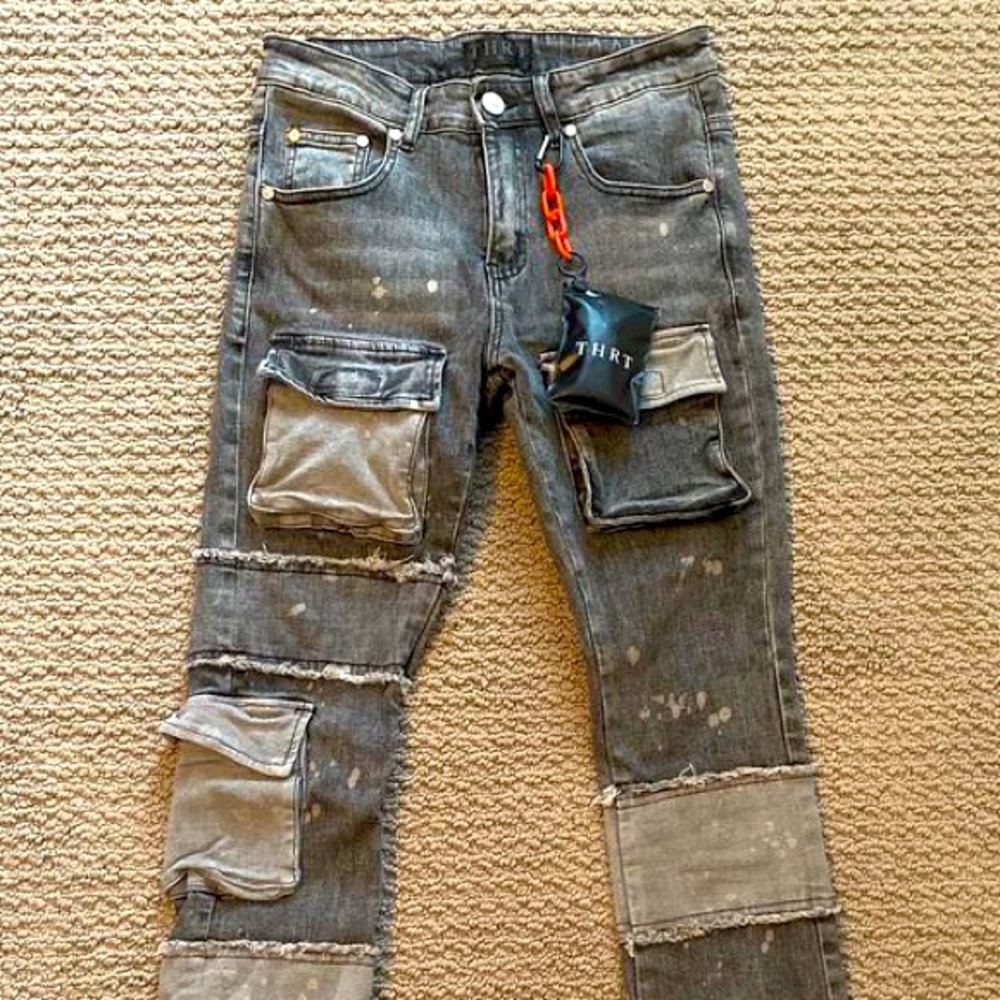 Thrt men’s cargo jeans size 30/32, brand new with tags.